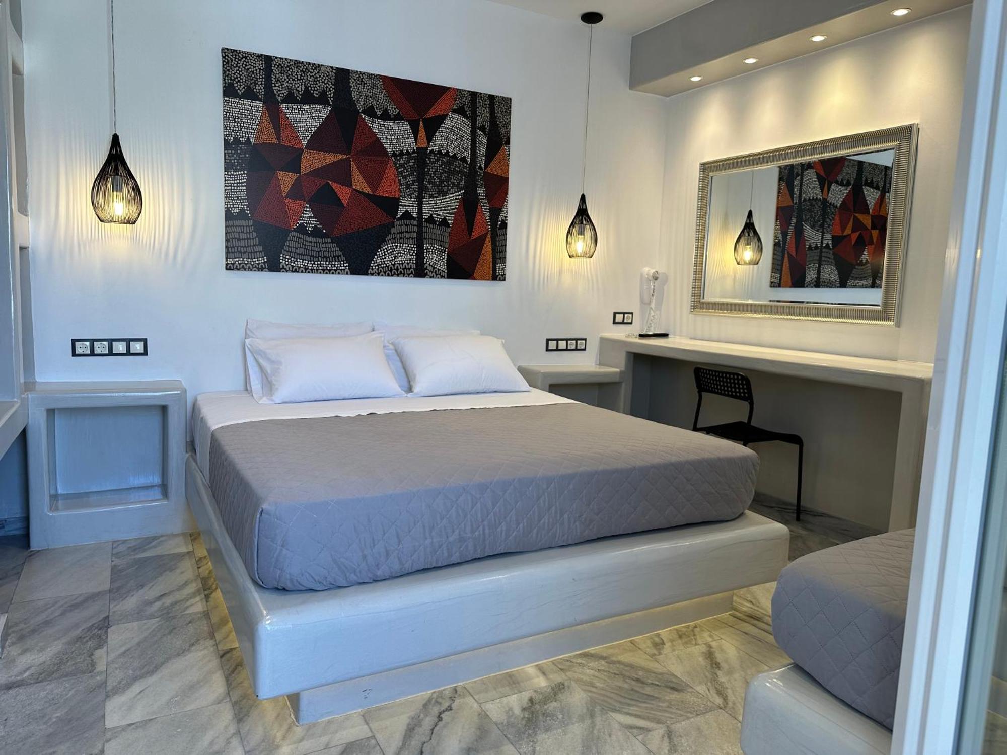 Aphrodite Hotel & Apartments Иос Хора Екстериор снимка