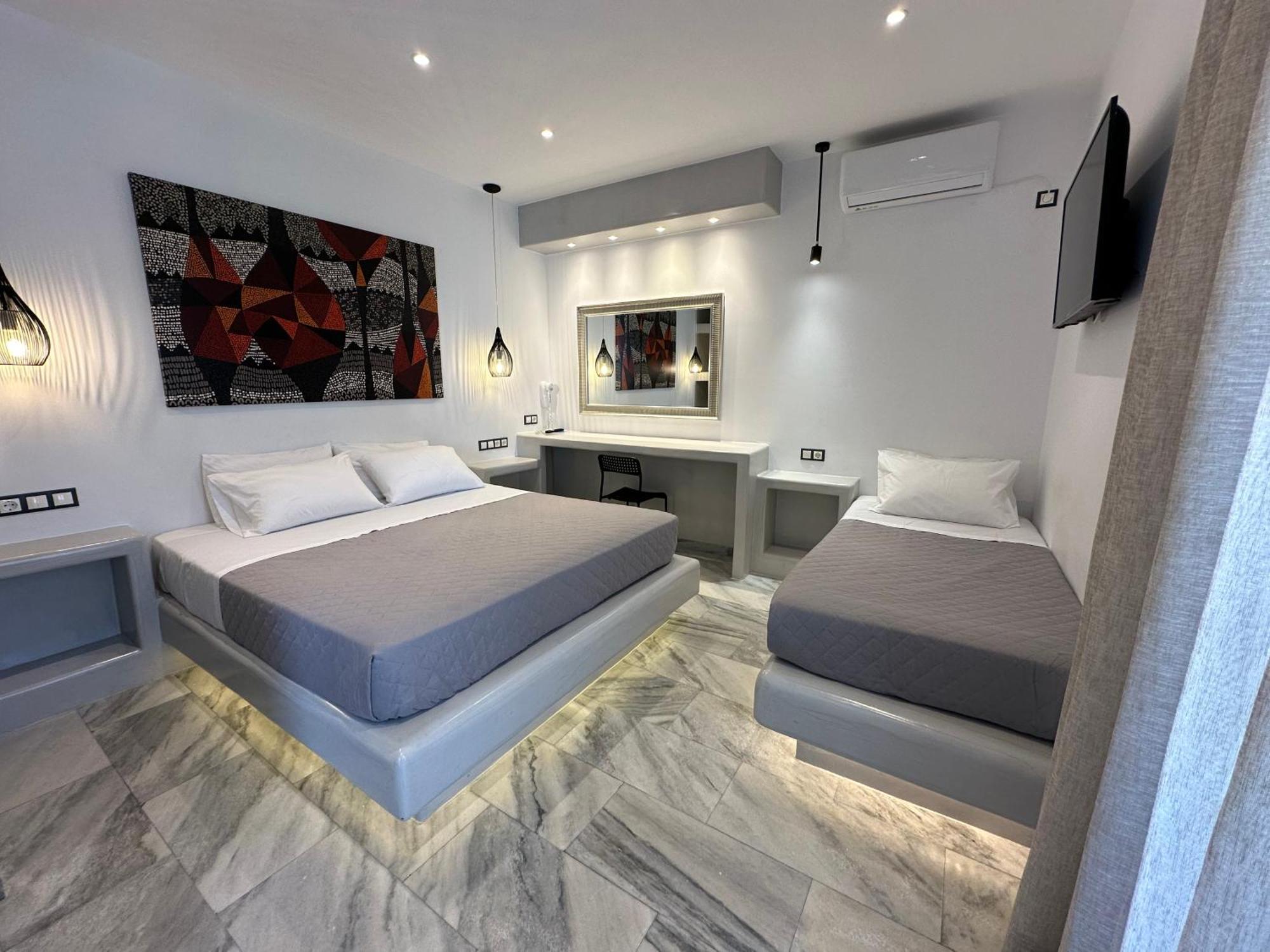 Aphrodite Hotel & Apartments Иос Хора Екстериор снимка