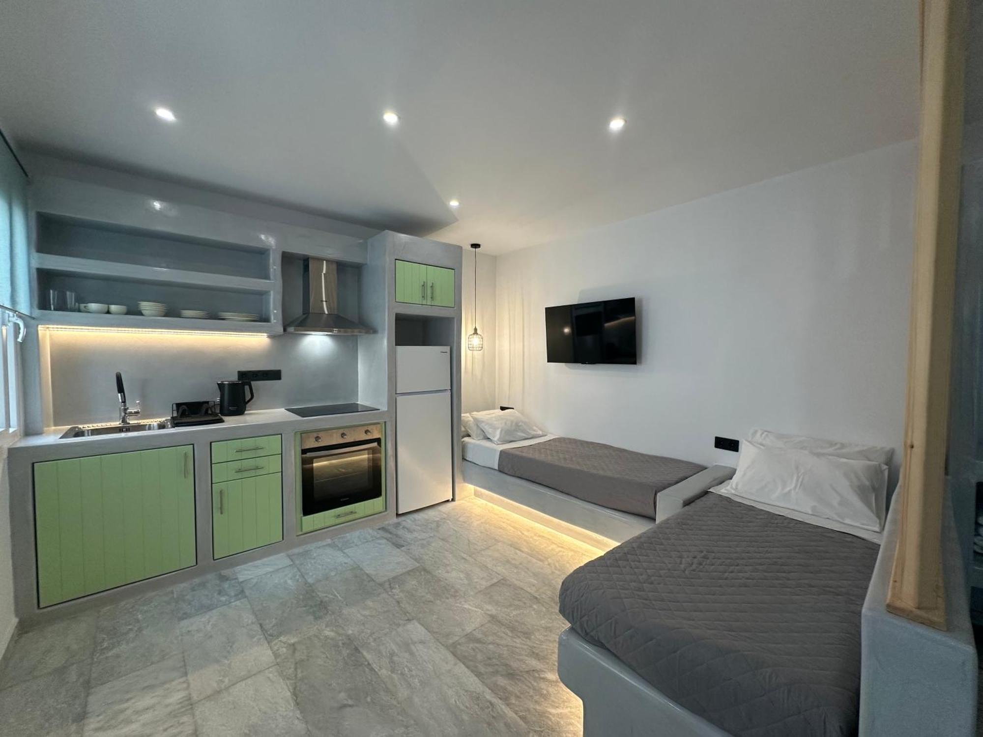 Aphrodite Hotel & Apartments Иос Хора Екстериор снимка